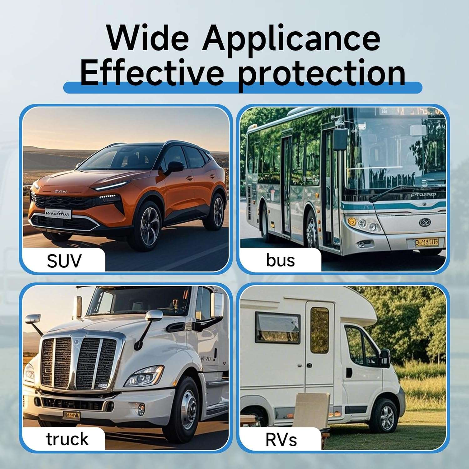 Set of 4 Black Waterproof RV Tire Covers – Heavy-Duty Wheel Protectors for Trailers, Campers, Trucks, SUVs & Motorhomes