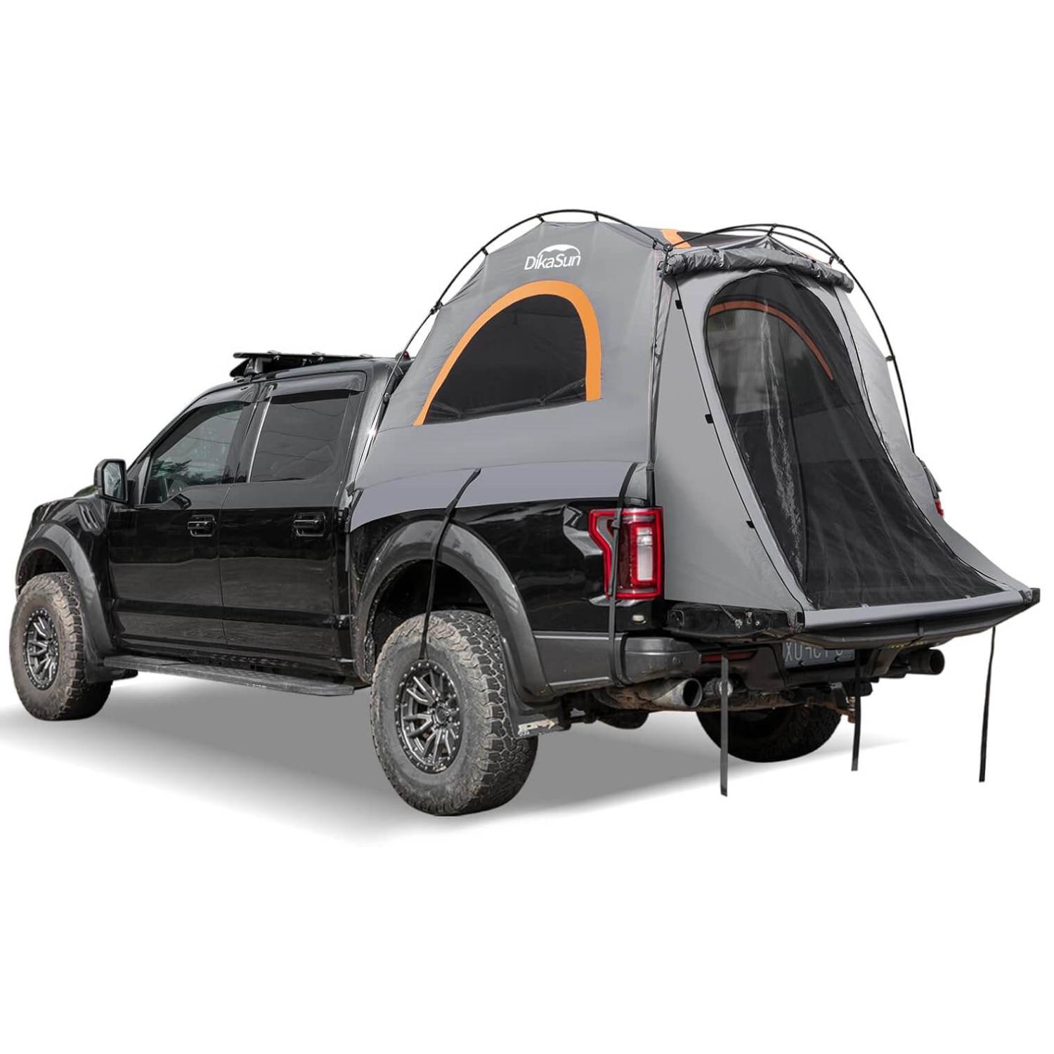 pop up tent for pickup truck 5.5-6.7ft Easy Setup Pickup Truck Bed Tent Full Size Pick Up Truck Bed camping Tent Gray / 6.4-6.7ft
