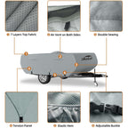 DikaSun 7 Layers Pop Up Camper Cover, Breathable UV Resistant Windproof Waterproof RV Cover