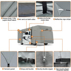 DikaSun 7 Layers Class A RV Cover Heavy Duty Anti-UV Waterproof Windproof Breathable Class A Motorhome