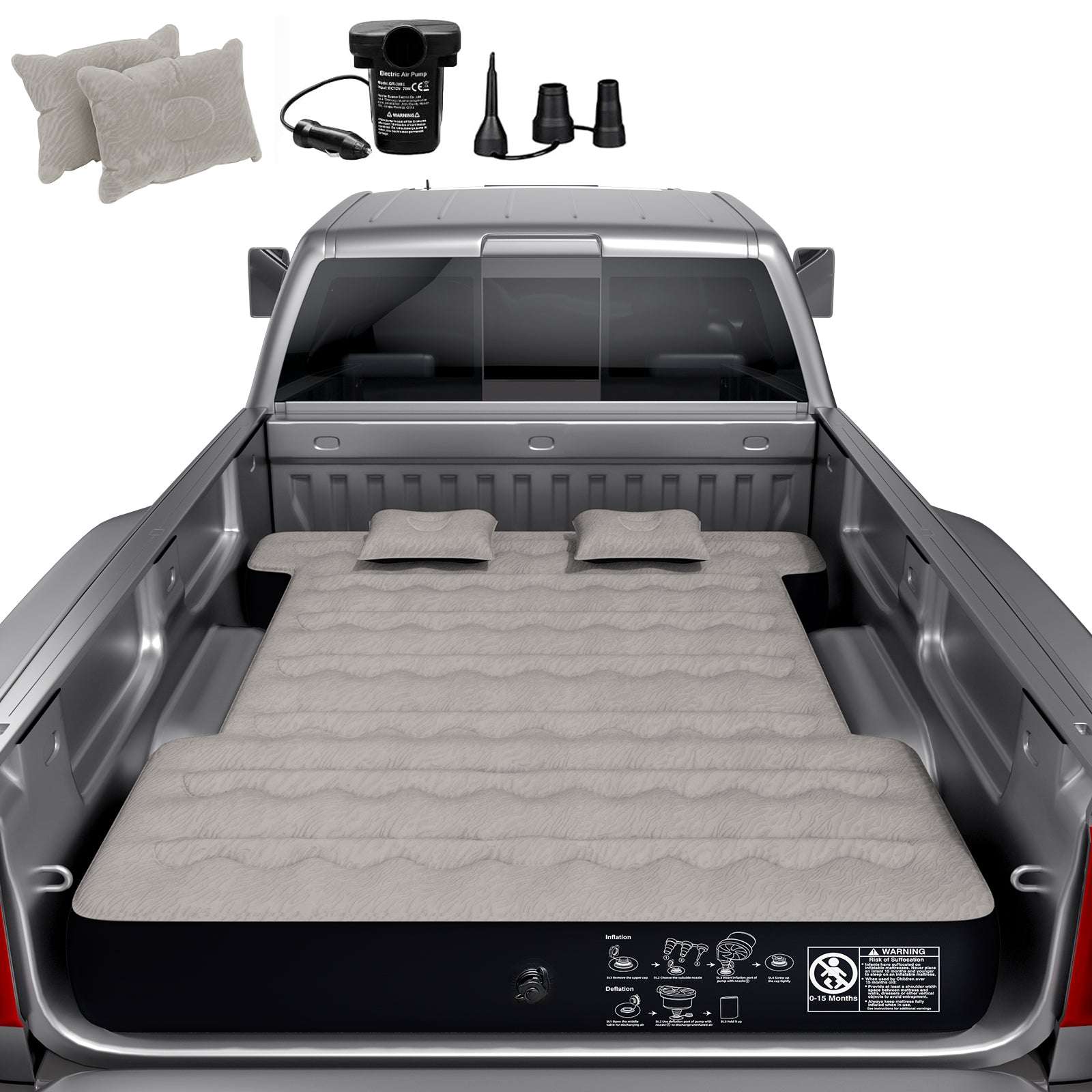 DikaSun Dodge 5.5-5.8ft | 6-6.5 ft  Truck Bed Air Mattress