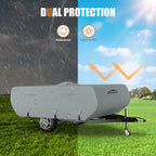 DikaSun 7 Layers Pop Up Camper Cover, Breathable UV Resistant Windproof Waterproof RV Cover