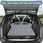 Tesla Model Y Mattress: Inflatable Camping Bed Air Mattress for Model Y, Thickened Travel SUV Sleeping Pad with Car Air Pump 2 Pillows,Navy