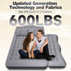 Thicken Backseat SUV/Car/Truck Air Mattress Air Bed Inflatable SUV Truck Mattress -24'' Width/Grey