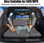 Thicken Backseat SUV/Car/Truck Air Mattress Air Bed Inflatable SUV Truck Mattress -30.31'' Width/Black