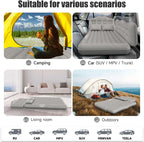 Thicken Backseat SUV/Car/Truck Air Mattress Air Bed Inflatable SUV Truck Mattress -35.4'' Width/Grey