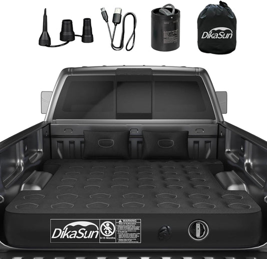 5.5-5.8ft Auto Inflate Truck Bed Air Mattress