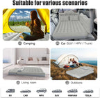 Thicken Backseat SUV/Car/Truck Air Mattress Air Bed Inflatable SUV Truck Mattress -30.31'' Width/Grey