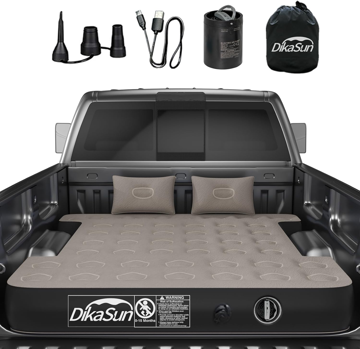 DikaSun Chevrolet 5.5-5.8ft | 6-6.5'  Truck Bed Air Mattress