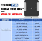 DikaSun 6-6.5ft Mid Size Truck Bed Air Mattress,Grey
