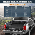DikaSun 5.5-5.8ft Full Size Auto Inflate Truck Bed Air Mattress