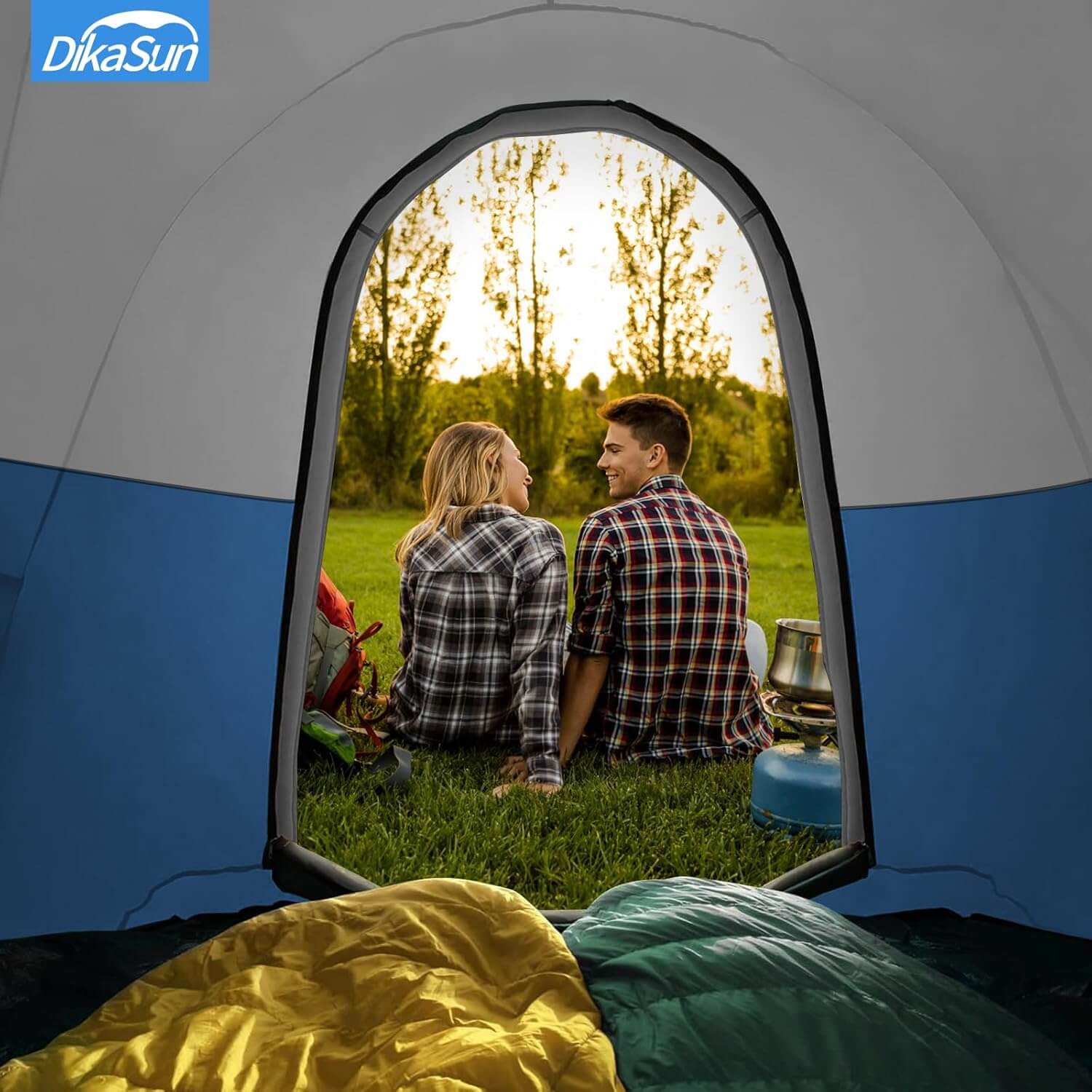 5.5-6.7ft Pickup Truck Bed Tent with Awining,Blue