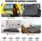 Thicken Backseat SUV/Car/Truck Air Mattress Air Bed Inflatable SUV Truck Mattress -30.31'' Width/Black