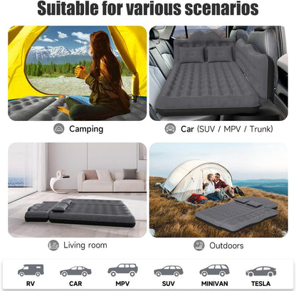 Car Air Mattress Backseat Inflatable Air Bed SUV Truck Mattress