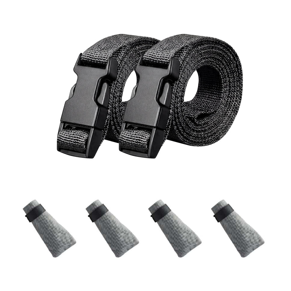 Windproof RV Tie-Down Straps - Heavy Duty Straps with Gutter Guards for Ultimate Cover Security