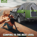 5.5-6.7ft Portable Pickup Truck Bed Tent Green