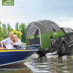 5.5-6.7ft Portable Pickup Truck Bed Tent Green
