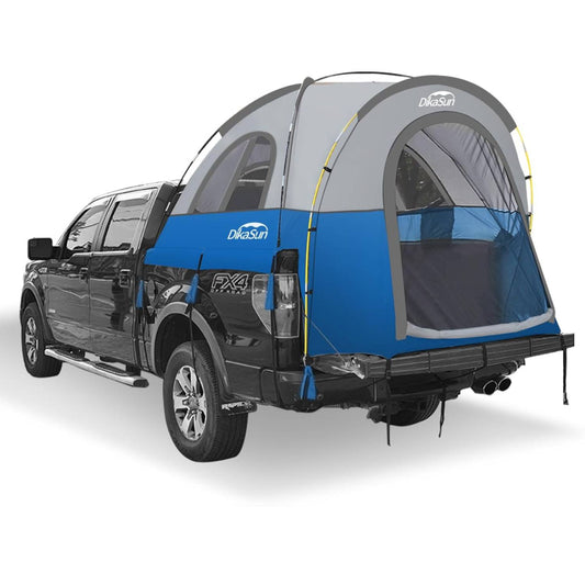 5.5-6.7ft Portable Pickup Truck Bed Tent Blue