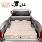 5.5-5.8ft Pickup Truck Bed Air Mattress Beige