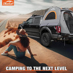 5.5-6.7ft Easy Setup Pickup Truck Bed Tent Green