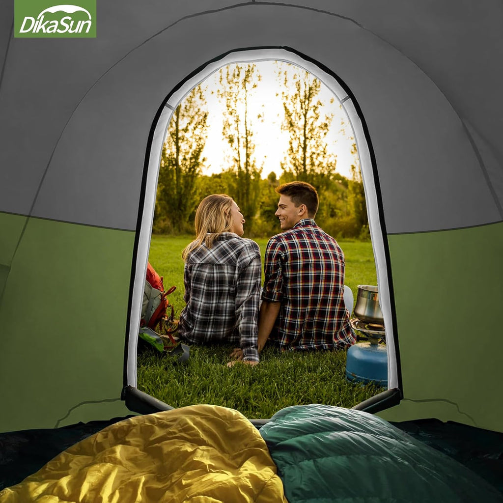 5.5-6.7ft Pickup Truck Bed Tent with Awining Green