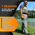 Waterproof Fishing Waders for Men Women Stocking Foot
