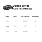 DikaSun Dodge 5.5-5.8ft | 6-6.5 ft  Truck Bed Air Mattress