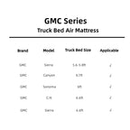 DikaSun GMC  5.5-5.8ft | 6-6.5ft  Truck Bed Air Mattress