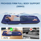 DikaSun Universal SUV Air Mattress – Upgraded Flocking, Extra-Thick Oxford Surface, with Electric Pump & 3M Charging Cable (Navy)