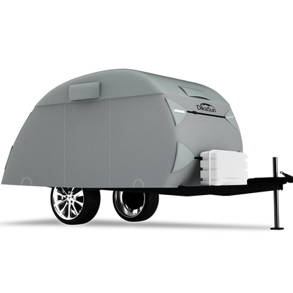 Teardrop Trailer Cover 7 Layers Waterproof Camper Cover