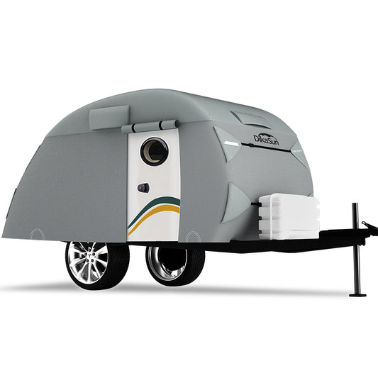 Teardrop Trailer Cover 7 Layers Waterproof Camper Cover