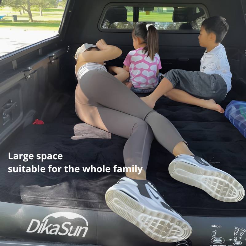 DikaSun 5.5-5.8 Ft Full Size Pickup Truck Bed Air Mattres,Black