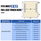 5.5-6.5ft Full Size Truck Bed Air Mattress Red