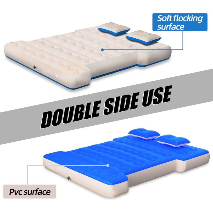 5.5-5.8ft Pickup Truck Bed Air Mattress Beige