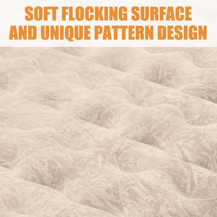 5.5-5.8ft Pickup Truck Bed Air Mattress Beige