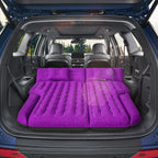 DikaSun SUV Air Mattress Upgraded Flocking and Extra Thick Oxford Surface Sleeping Bed for with Electric Pump,3M Charging Cable, Purple