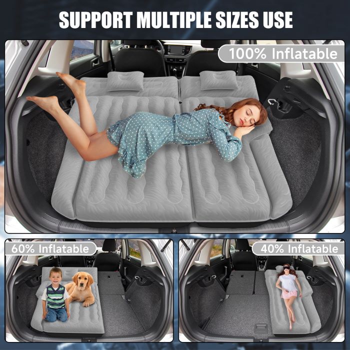 Inflatable suv outlet car camping mattress